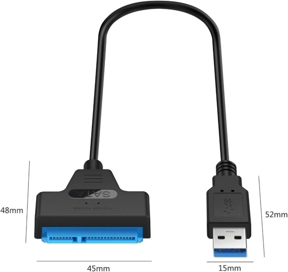 usb3 to sata cable 4TB - الصورة 2