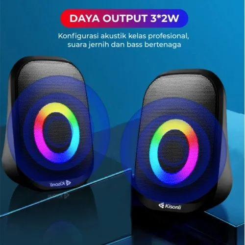 Kisonli Mini Speaker X7 3.5W Multimedia Speaker