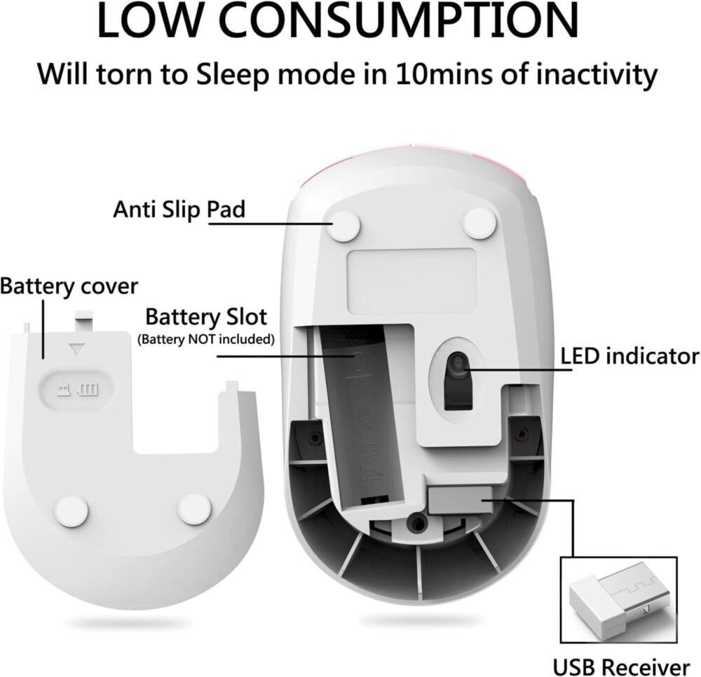 Gamma M-11 Wireless Rechargeable Optical Mouse - الصورة 2
