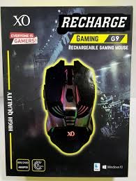 XO G9 Wireless Professional Gaming Mouse 7 LED Color 4800 DPI 7 Buttons With Rechargeable Battery