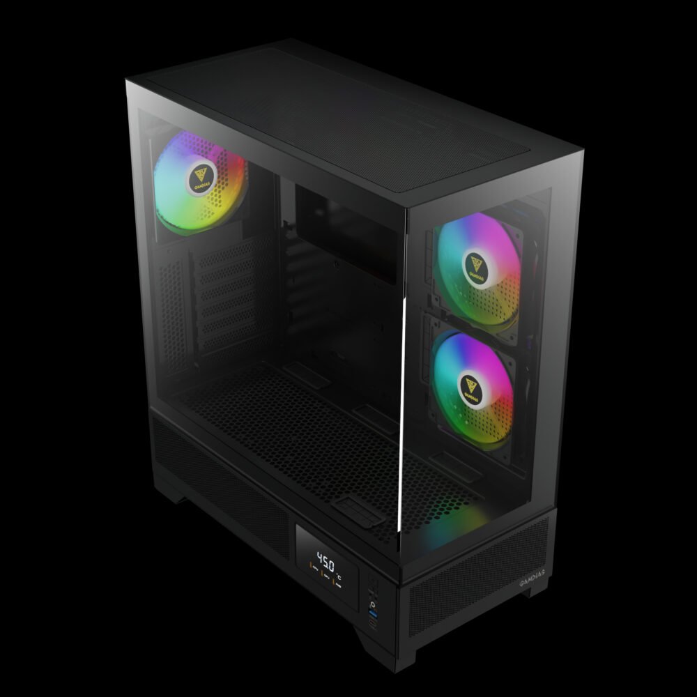 ⁦GAMDIAS ATLAS M1 Mid Tower Gaming Case⁩ - الصورة ⁦3⁩