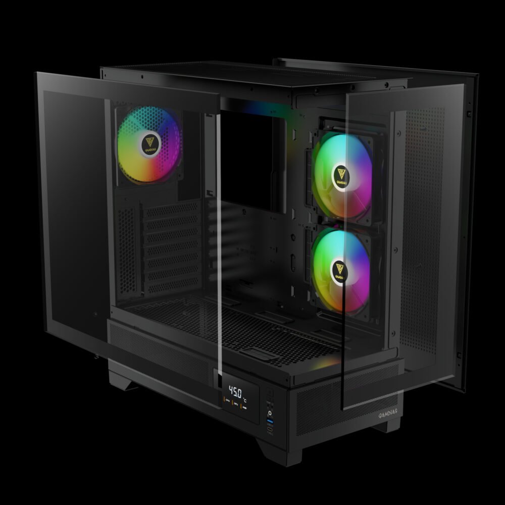 ⁦GAMDIAS ATLAS M1 Mid Tower Gaming Case⁩ - الصورة ⁦4⁩