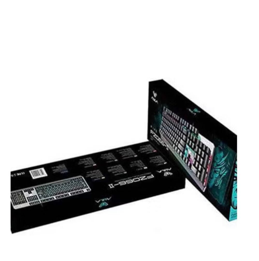 ⁦AULA F2066-II Wind Mechanical Gaming Keyboard - Blue Switches - Arabic & English Keys⁩ - الصورة ⁦4⁩