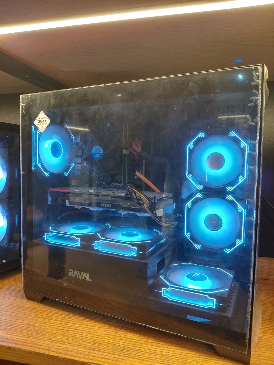 Raval MEGA 6 Fan Mid Tower Gaming Case - الصورة 2