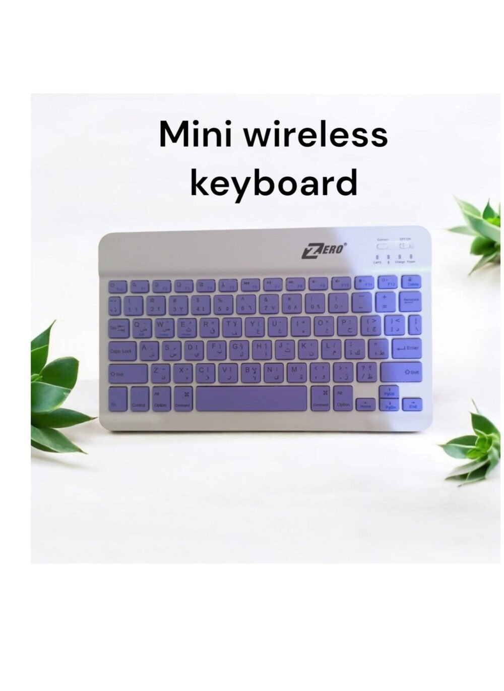⁦ZR-3030 mini keyboard works on Android and IOS system and supports Bluetooth function⁩ - الصورة ⁦2⁩