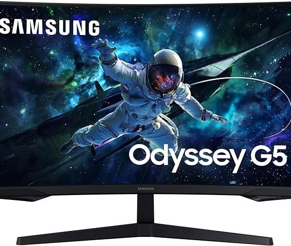 Samsung Odyssey G5 LS32CG552EMXEG 32 Inch VA QHD Curved Gaming Monitor 165Hz