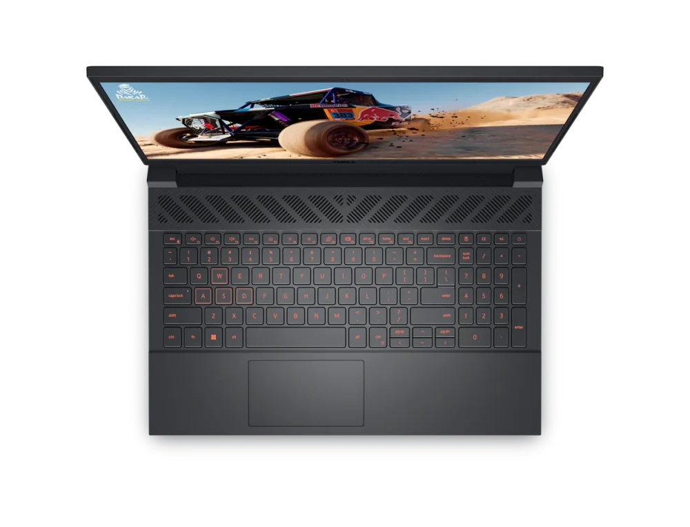 Dell G15 5530 Gaming Laptop (Intel Core i5-13450HX - 16GB Ram - M.2 NVMe 512GB - Nvidia RTX 3050 6GB - 15.6 Inch FHD 120Hz - Ubuntu) - Gray - الصورة 4
