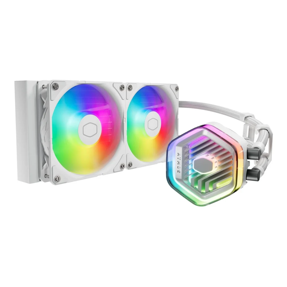 Cooler Master MasterLiquid 240 Atmos White ARGB CPU Liquid Cooler