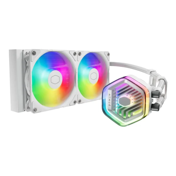 Cooler Master MasterLiquid 240 Atmos White ARGB CPU Liquid Cooler