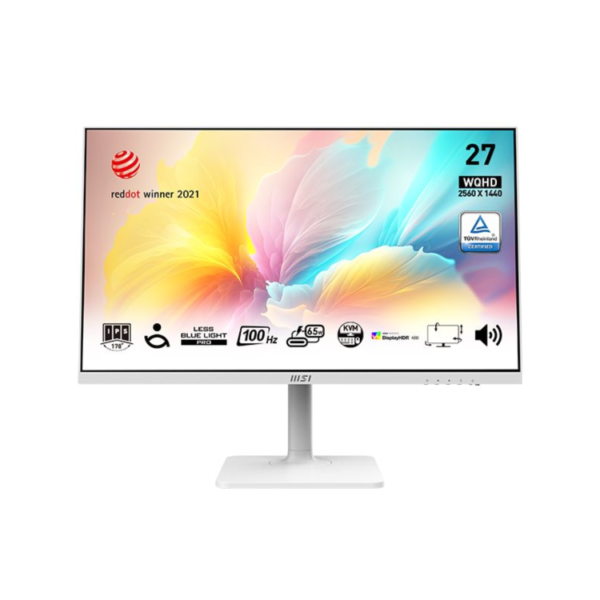 MSI Modern MD272QXPW 27 Inch IPS WQHD Monitor 100Hz