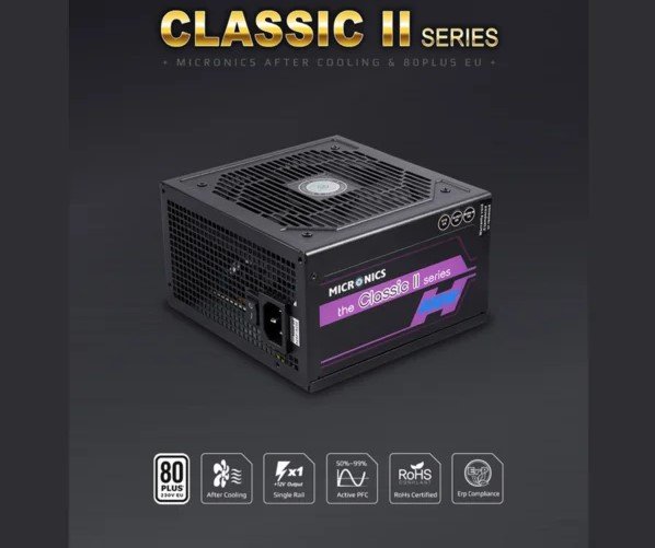 "Power Supply PC MICRONICS CLASSIC II 600w "USED