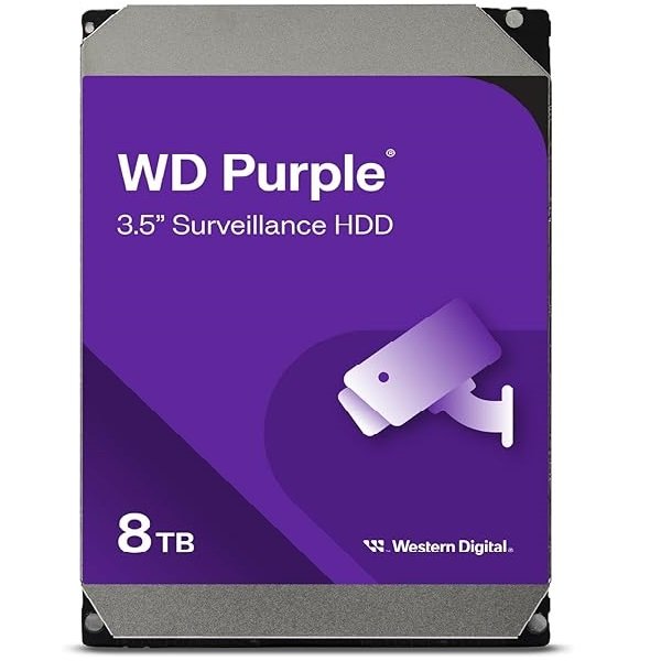 Western Digital Purple 8TB 3.5 Inch Surveillance Internal Hard Drive
