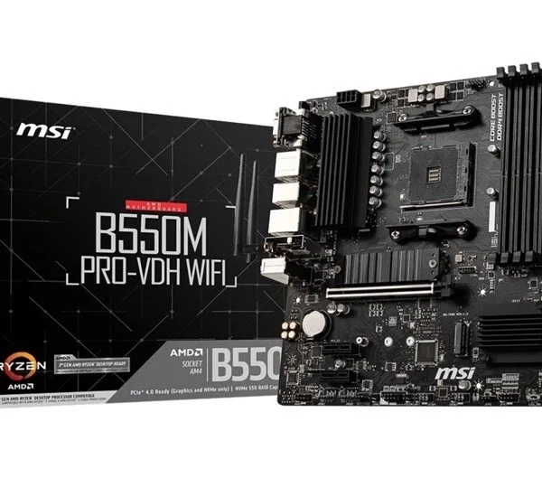 MSI B550M PRO-VDH WiFi DDR4 Motherboard AM4