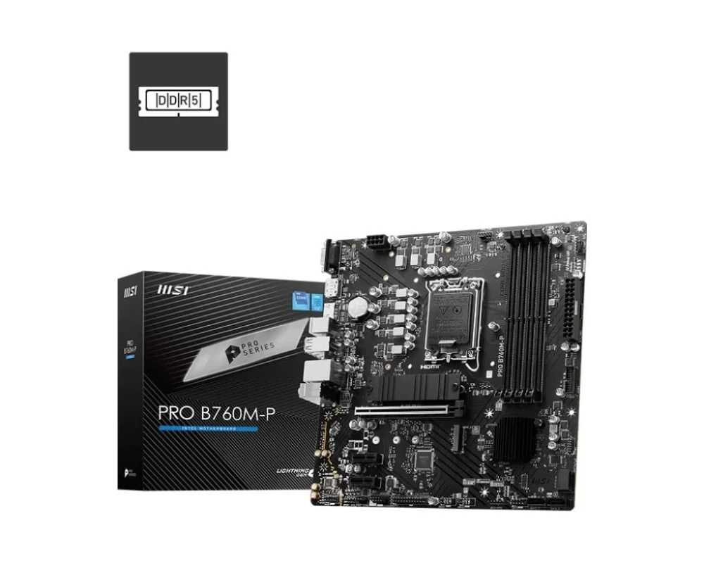 MSI PRO B760M-P DDR5 Motherboard LGA 1700