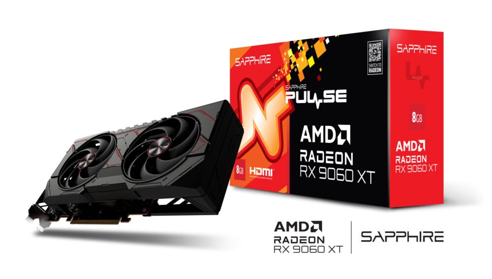 Sapphire Pulse AMD Radeon RX 9060 XT Gaming OC 8GB GDDR6 Graphics Card