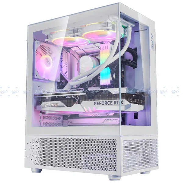 XPG INVADER X MINI ARGB Gaming Mid Tower Case - White