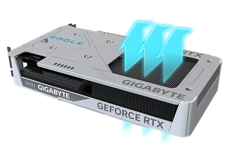 Gigabyte GeForce RTX 5060 Ti EAGLE OC ICE 8GB GDDR7 Graphics Card - الصورة 2