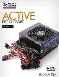 "POWER SUPPLY Super Flower SF-500P12A "USED