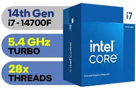 Intel Core i7-14700F Processor (5.40 GHz/33MB) 20 Core LGA 1700