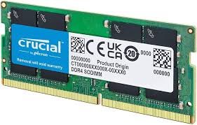 Crucial RAM For Laptop 32GB DDR4 3200MHz