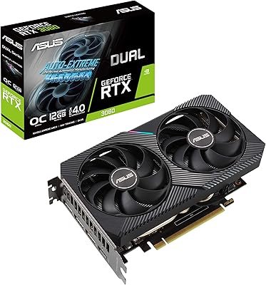 ASUS Dual GeForce RTX 3060 OC 12GB GDDR6 Graphics Card