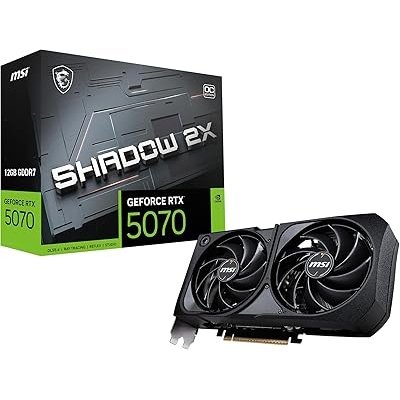 MSI GeForce RTX 5070 SHADOW 2X OC 12GB GDDR7 Graphics Card