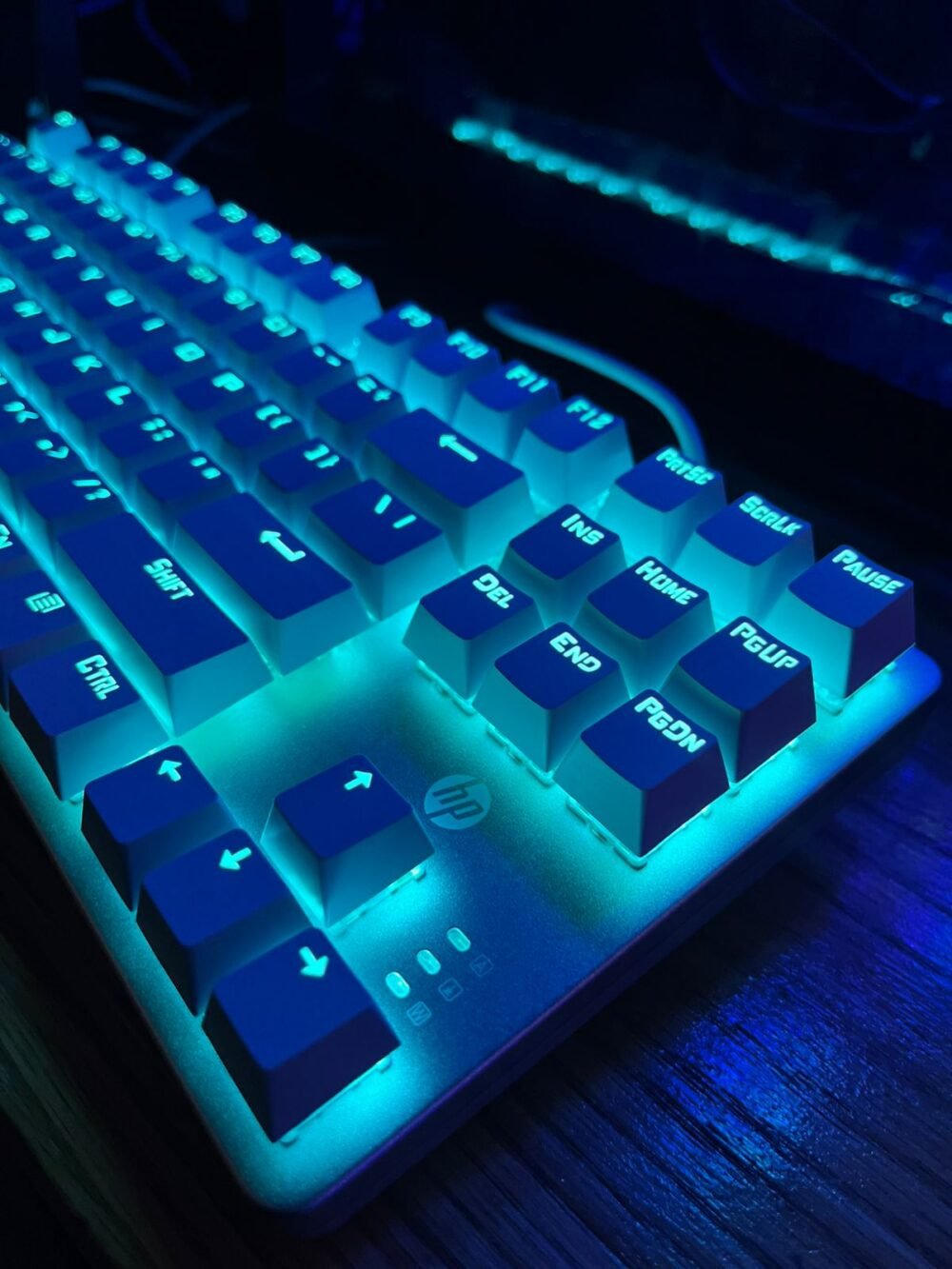 "KEYBOARD MECHANICAL HP "TKL - الصورة 3