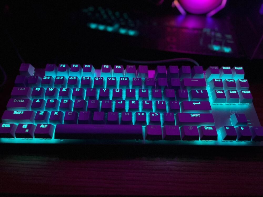 "KEYBOARD MECHANICAL HP "TKL - الصورة 2