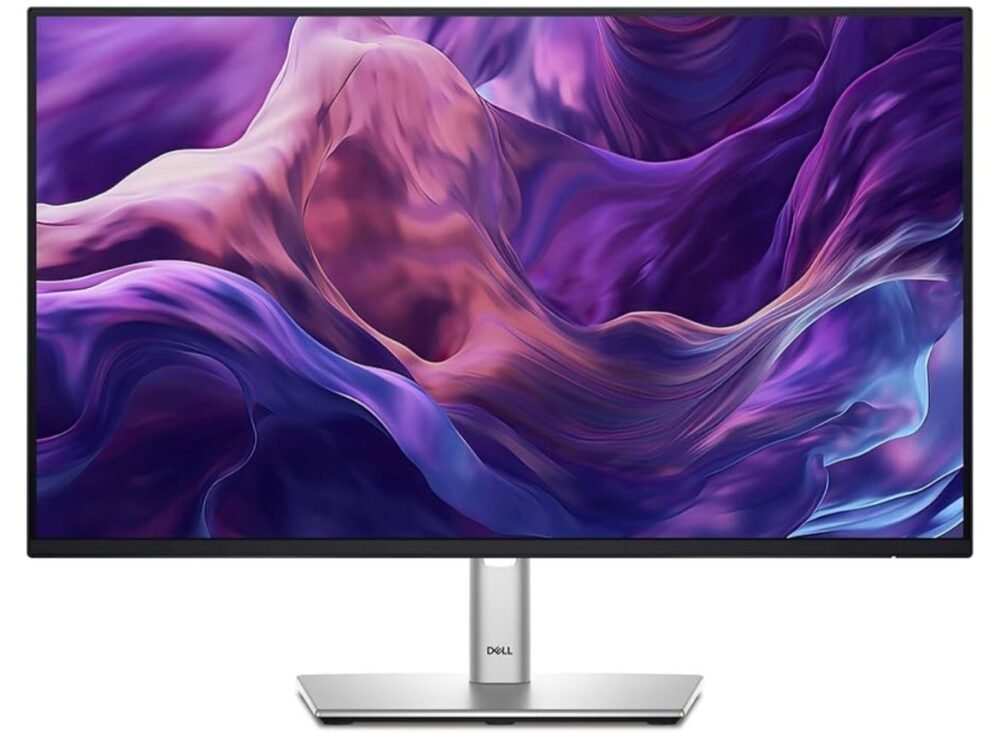 Dell P2425H 24" Full HD (1920x1080) Monitor, 100Hz, IPS, 5ms, 99% sRGB, USB-C, DisplayPort, HDMI, VGA, 4x USB, Black