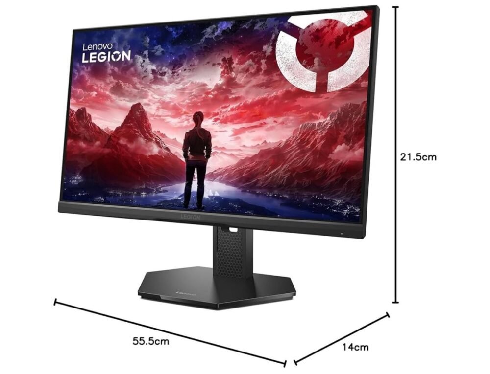 ⁦Lenovo Legion 24-10 (68C4GAC4EU), 23.8" IPS FHD, 240HZ, Response Time 0.5 MS, 99% SRGB, Stand Tilt Swivel Pivot Height Adjust Stand, 2x HDMI 2.1 TMDS, 1x DP 1.4(HBR3)⁩ - الصورة ⁦5⁩