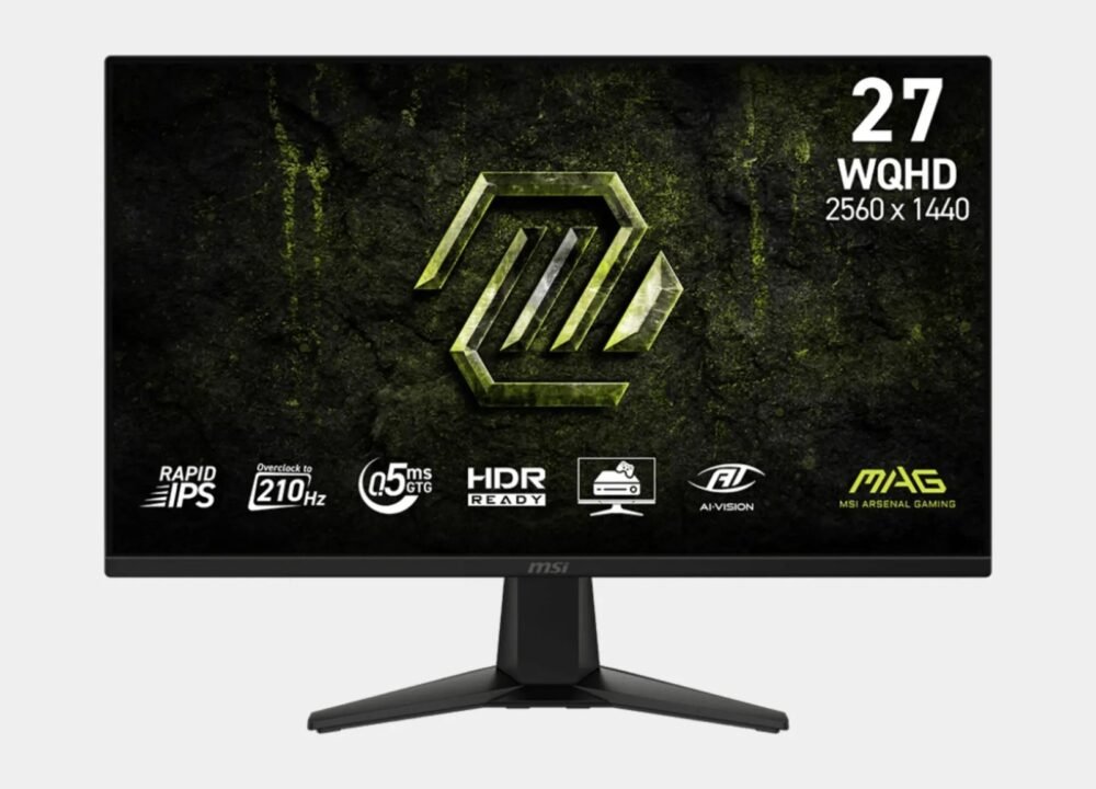MSI MAG 275QF E21 " WQHD 27-inch 210Hz Gaming Monitor