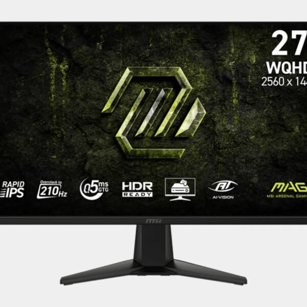 MSI MAG 275QF E21 " WQHD 27-inch 210Hz Gaming Monitor