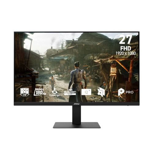 Msi PRO MP276E18 27-Inch FHD 180Hz 1ms 108.58% sRGB IPS Business Monitor, HDR Ready, Adaptive-Sync, EyesErgo