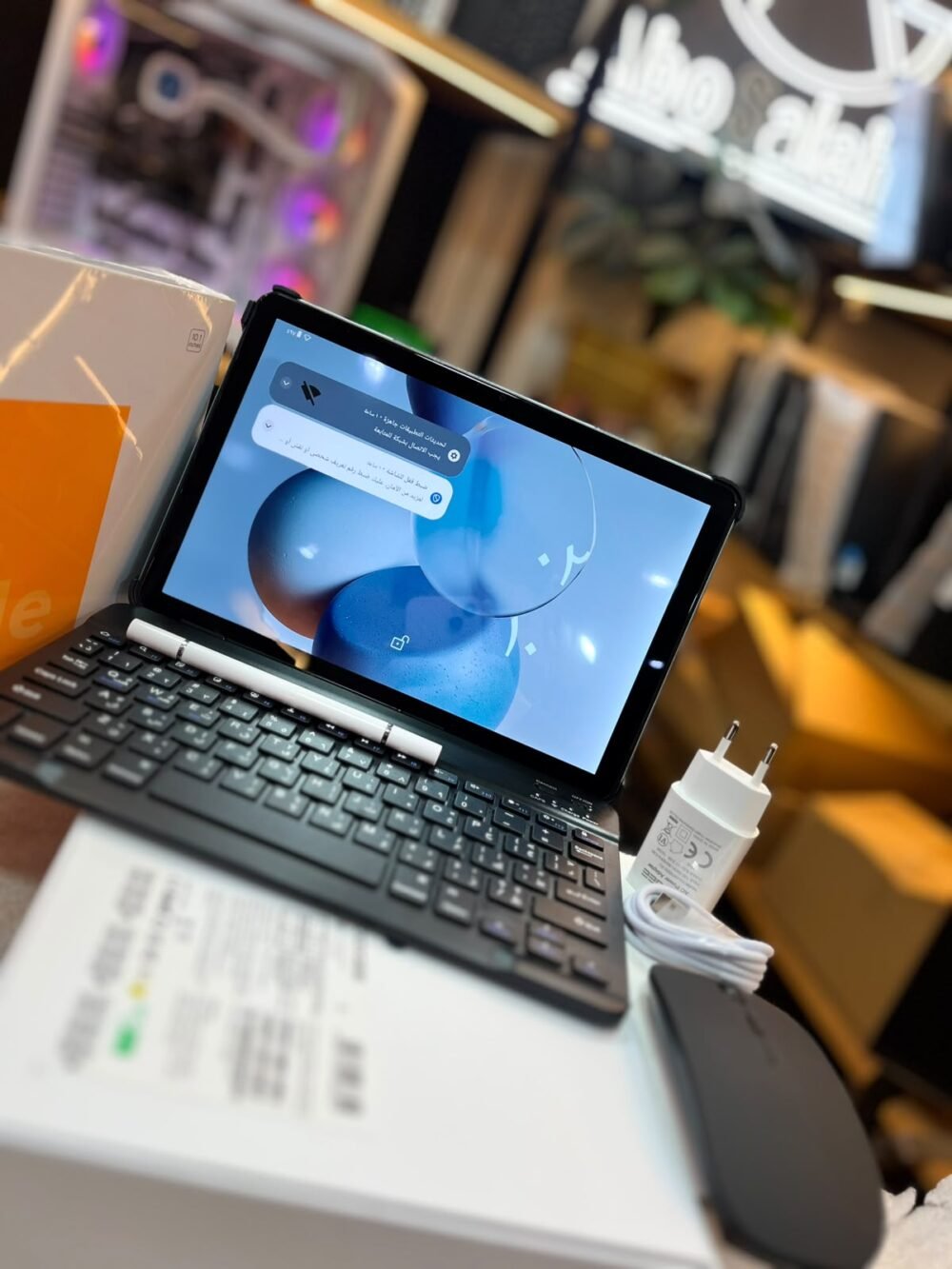 ⁦DOOGEE Tab A9 Pro VIP Tablet ,128 GB ,4 GB ,Black⁩ - الصورة ⁦3⁩